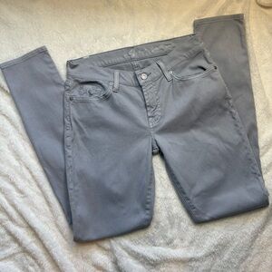 7 For All Mankind Slate Skinny Jeans